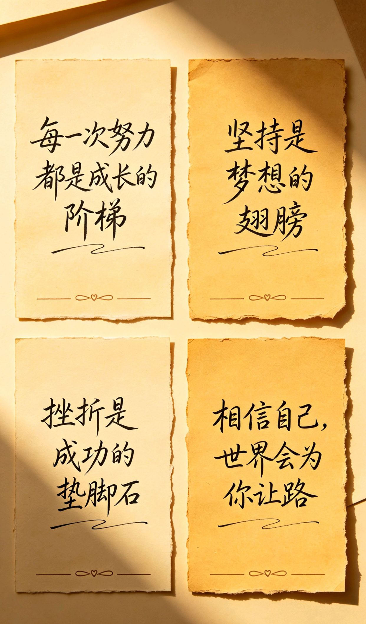 意境美到极致的散文，给人信心和鼓励的句子